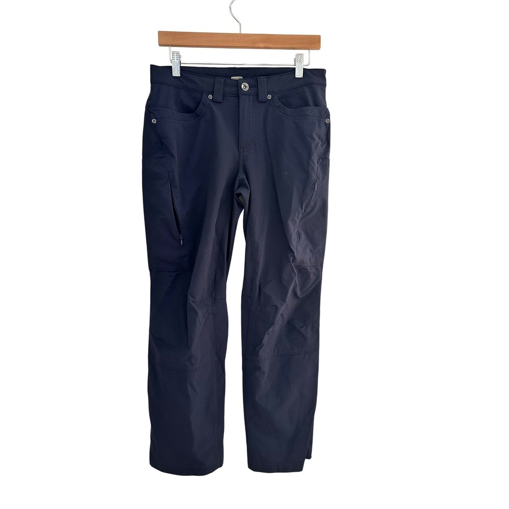 Duluth Trading Co Flexpedition Pants Womens 6x29 Navy Blue Hiking Gorpcore Nylon